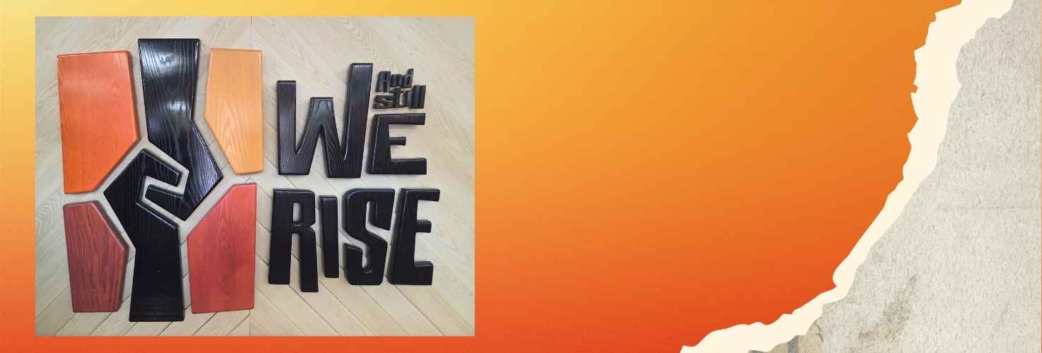 We Rise Banner Graphic