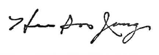 Bishop Jung Signature