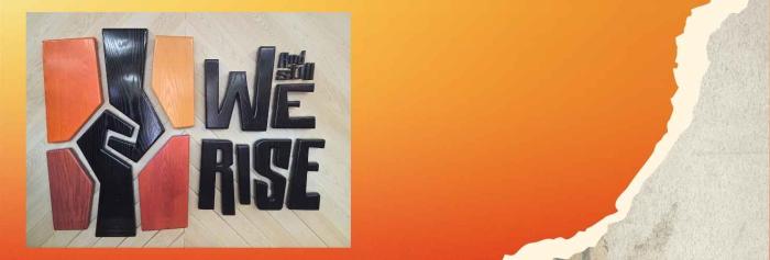 We Rise Banner Graphic